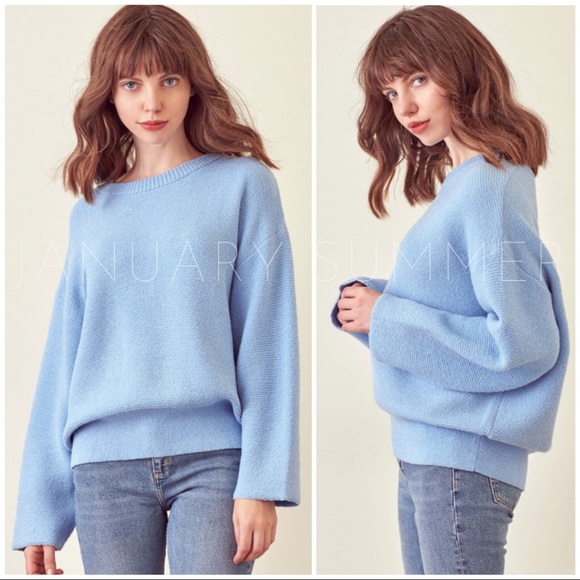 Sweaters | Powder Blue Sweater | Poshmark